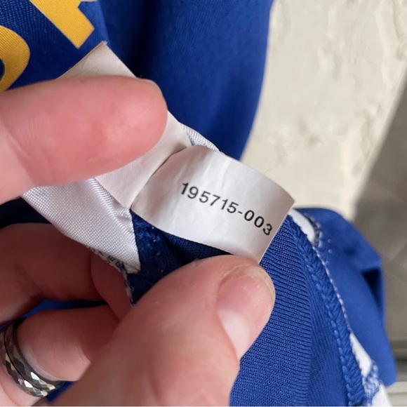 Stephen Curry Golden State Warriors Nike NBA Swingman Jersey Blue Size XL FA20 - Picture 4 of 14